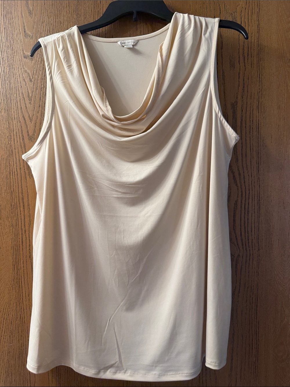 Cato Sleeveless Cowl Neck Blouse in Ivory